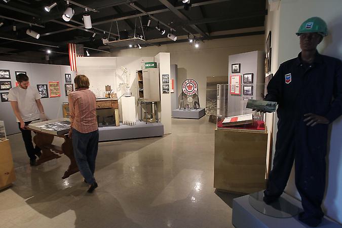 Chevron Refinery exhibit at Richmond Museum of History